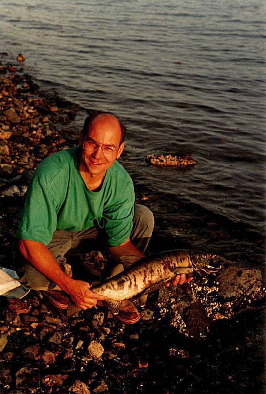 Salmon fishing outside Juneau in southeast Alaska.