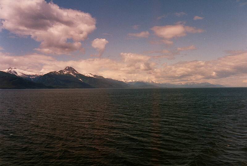 Views from a ferry between Juneau and Sitka in Southeast Alaska.