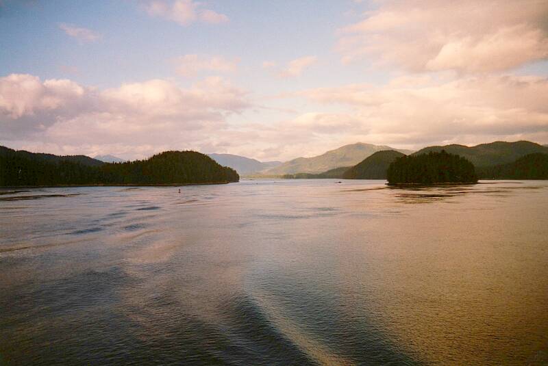 Views from a ferry between Juneau and Sitka in Southeast Alaska.