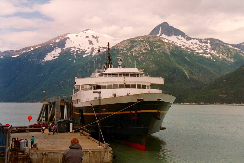 The M/V Taku in southeast Alaska.
