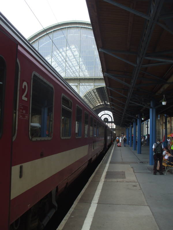 Arrival in Budapest.