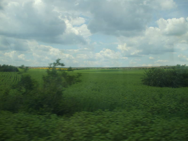 Bulgarian farmland.