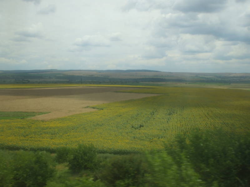 Bulgarian farmland.