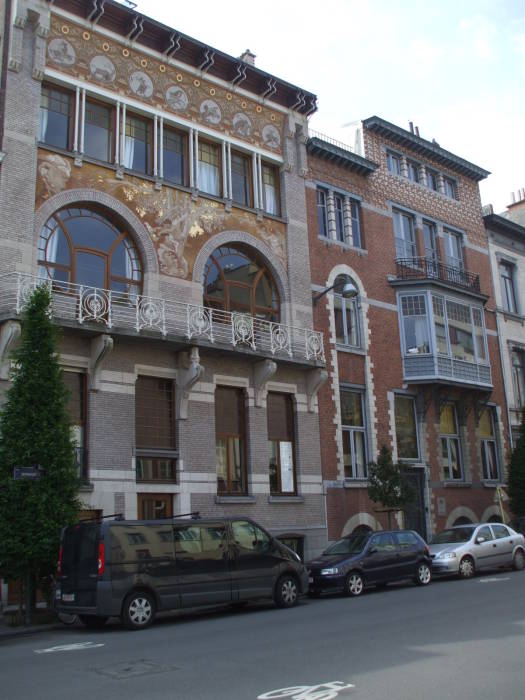 Ciamberlani house, Art Nouveau architecture in Brussels.