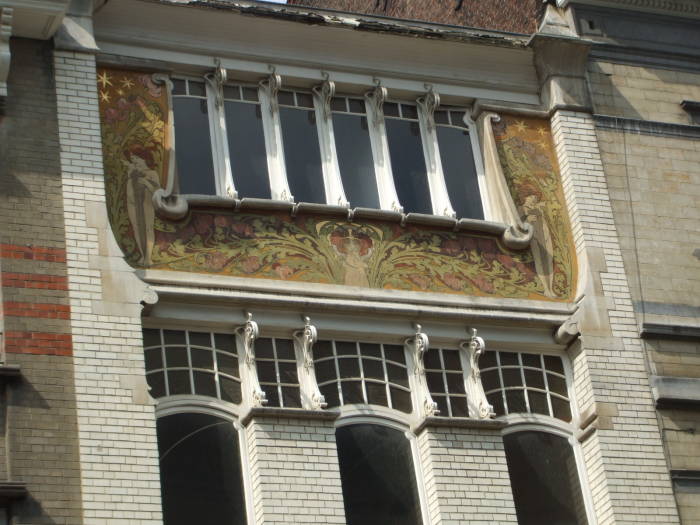 Albert Rosenboom's 10 rue Faider, Art Nouveau architecture in Brussels.