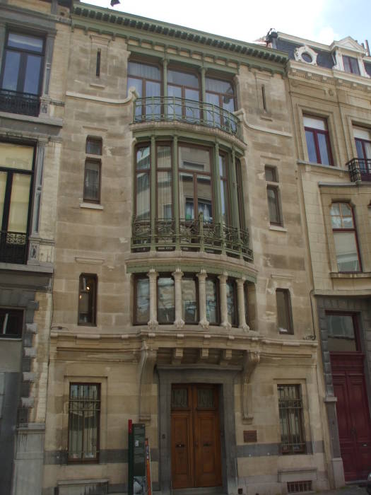 Victor Horta's Hôtel Tassel, Art Nouveau architecture in Brussels.