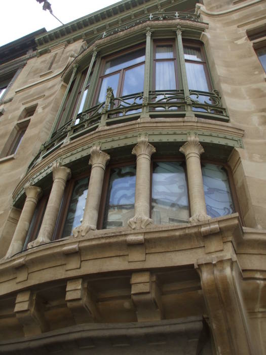 Victor Horta's Hôtel Tassel, Art Nouveau architecture in Brussels.