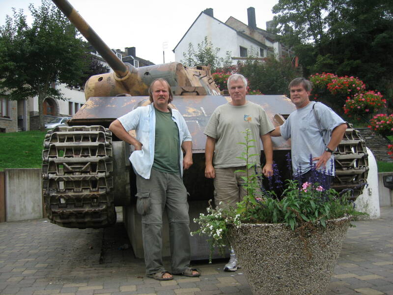 Panzerkampfwagen V (Panther) tank in Houffalize, Belgium.