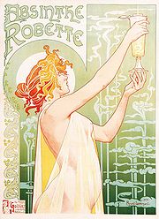 1896 poster advertising absinthe.