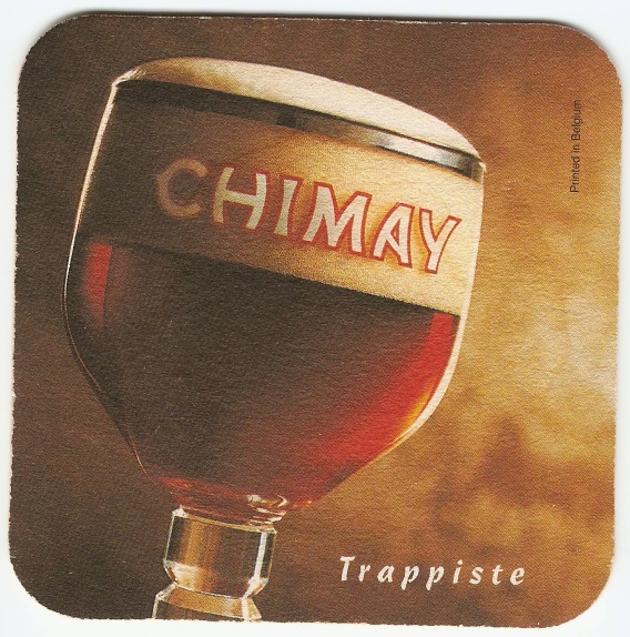 Chimay beer coaster.