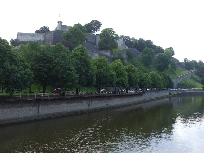 The citadel above Namur, in the northwest Ardennes Forest.