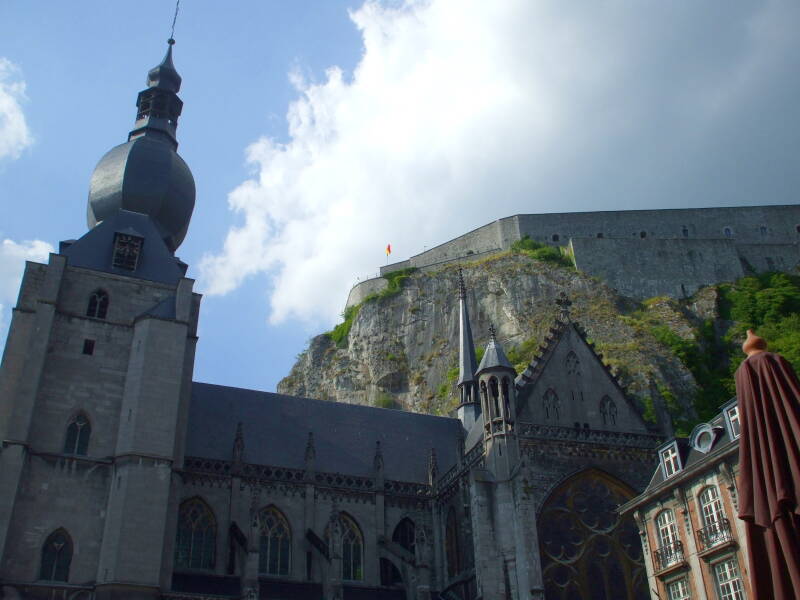 The citadel above Dinant, in the northwest Ardennes Forest.