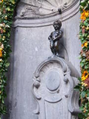 Peeing statue in Brussels.