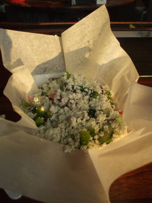 Bulgarian salad in Detroit, Michigan, U.S.A.