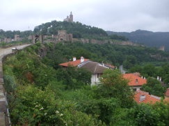 Tsarovets Fortress in Veliko Tarnovo, Bulgaria.