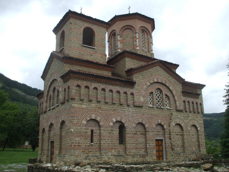 Church of Saints Peter and Paul in the Asenova quarter along the Yantra river in Veliko Tarnovo, Bulgaria.