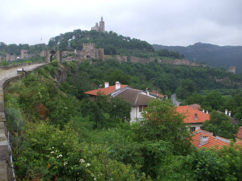 Tsarevets Fortress in Veliko Tarnovo, Bulgaria.
