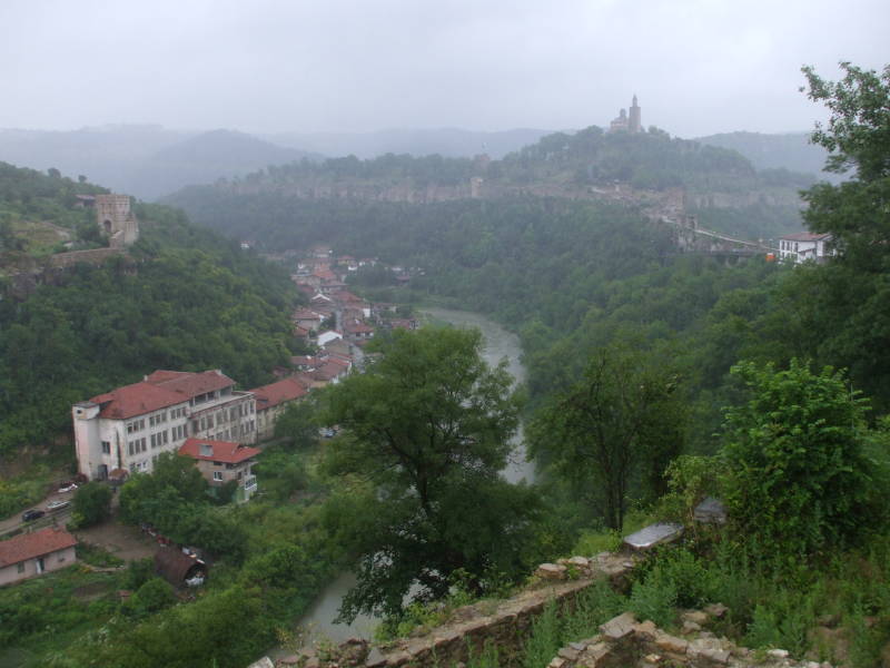 View across the valley in Tarnovo, Bulgaria.