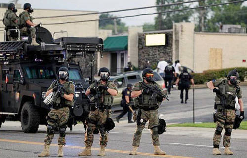 Militarized police in the U.S.A.