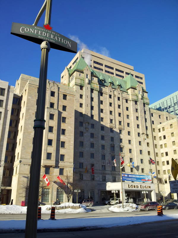 Lord Elgin Hotel in Ottawa.