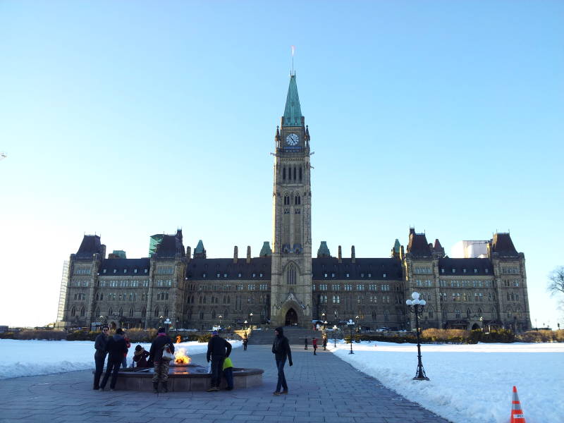 Parliament in Ottawa.