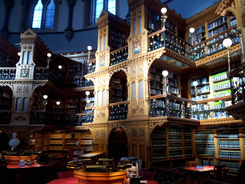 Library of Parliament in Ottawa.