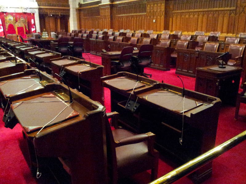 Canadian Senate Chamber.