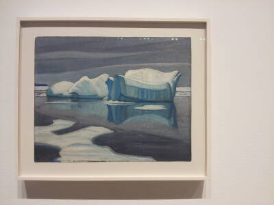 Lawren Harris paintings in 'The Idea of North' special exhibit in the Art Gallery of Ontario in Toronto.