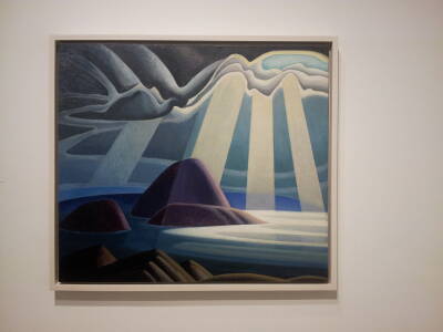 Lawren Harris paintings in 'The Idea of North' special exhibit in the Art Gallery of Ontario in Toronto.