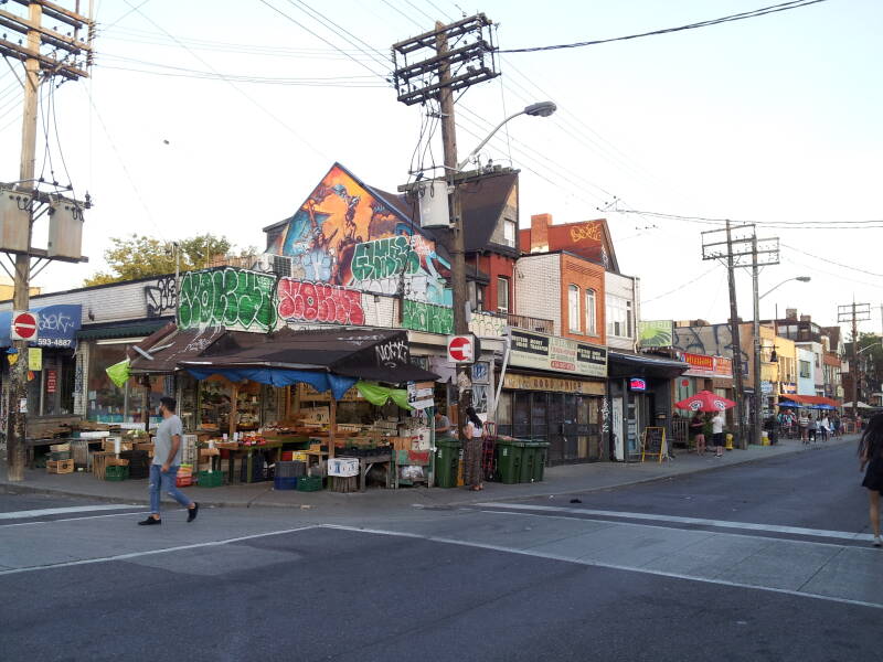 Kensington Market in Toronto.