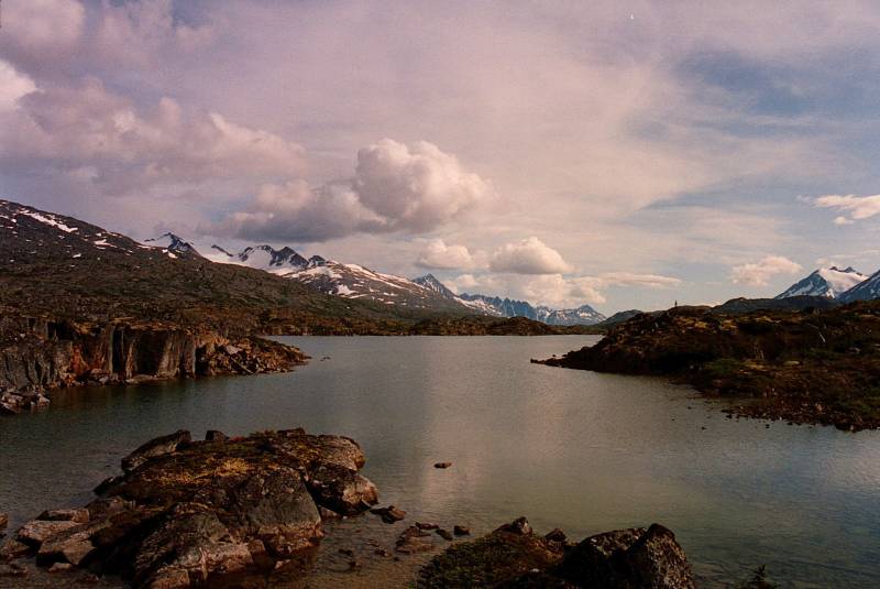 Lake Lebarge in the Yukon.