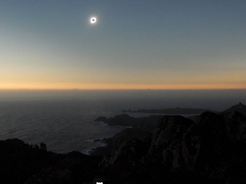 Total solar eclipse in Chile, July 2019