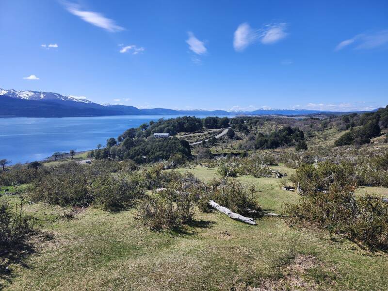 View back to Puerto Williams.