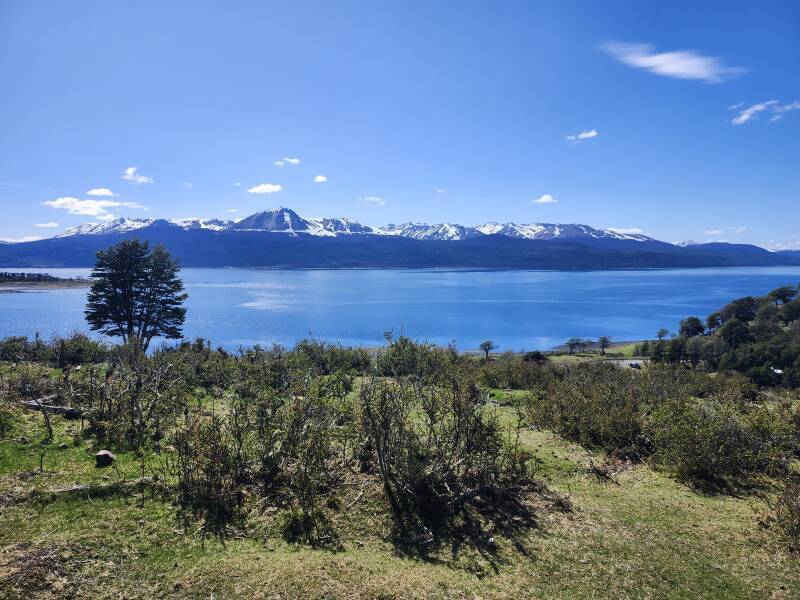 View directly across the Beagle Channel.