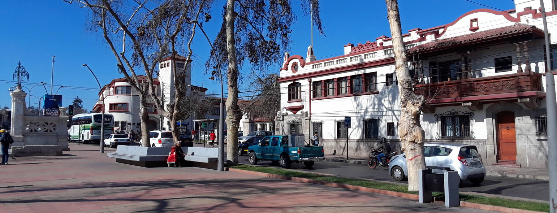 Avienda O'Higgins in La Serena, Chile.