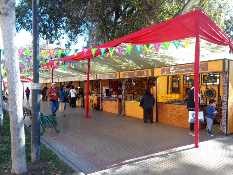 Plaza de Armas in La Serena, Chile.