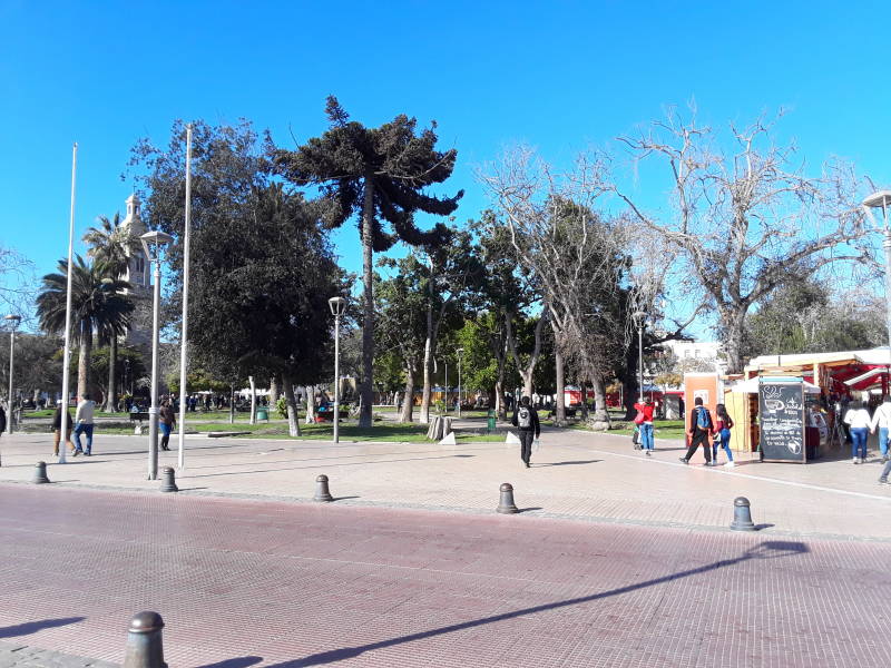 Plaza de Armas in La Serena, Chile.