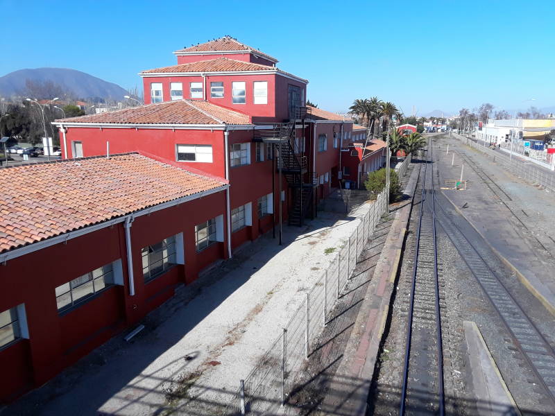 Train station in La Serena, Chile.