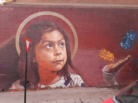 Street art in Santiago, Chile