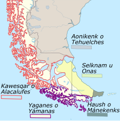 Map of indigenous peoples of southern South America, from https://commons.wikimedia.org/wiki/File:Pueblos_ind%C3%ADgenas_de_la_Patagonia_Austral.svg