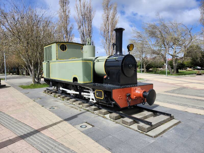 Small narrow-gauge steam locomotive from 1920.