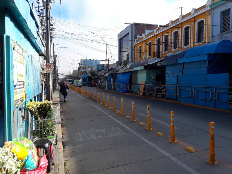 Calle Brasil in Rancagua, Chile.