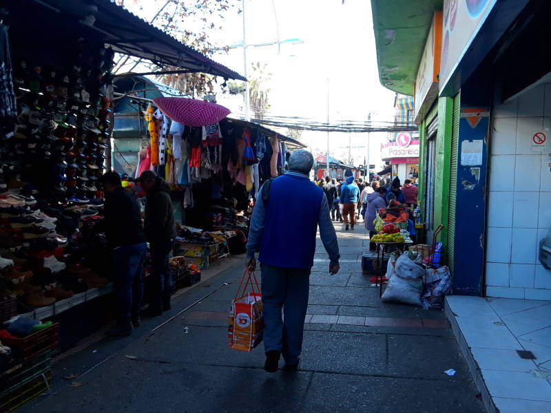 Calle Brasil in Rancagua, Chile.