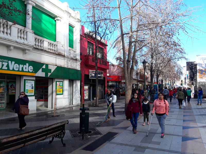 Paseo Independencia in Rancagua, Chile.