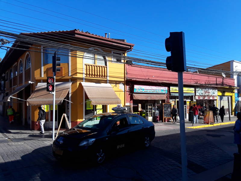 North of Plaza de los Héroes in Rancagua, Chile.