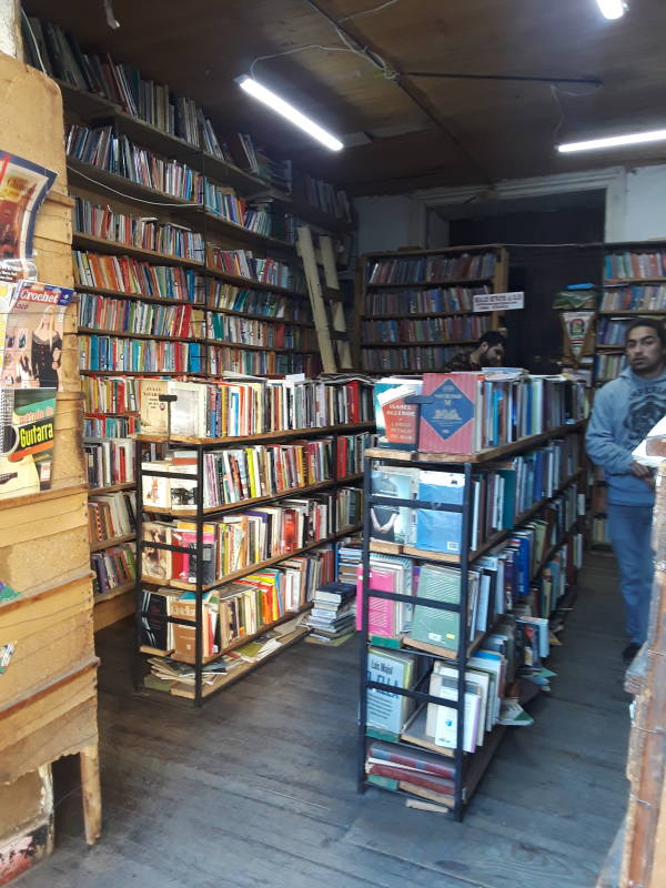 Used book store in Rancagua, Chile.