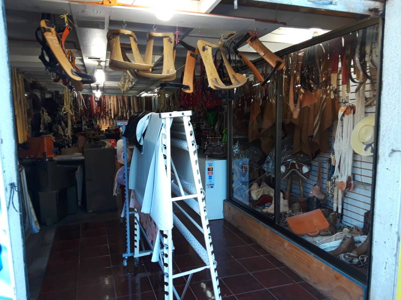 Saddle shop in Rancagua, Chile.
