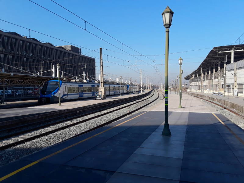 Estación Central, the main train station in Santiago, Chile.