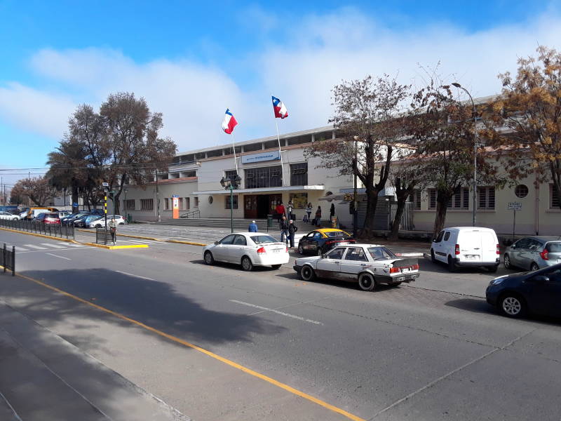 Train station in Rancagua, Chile.