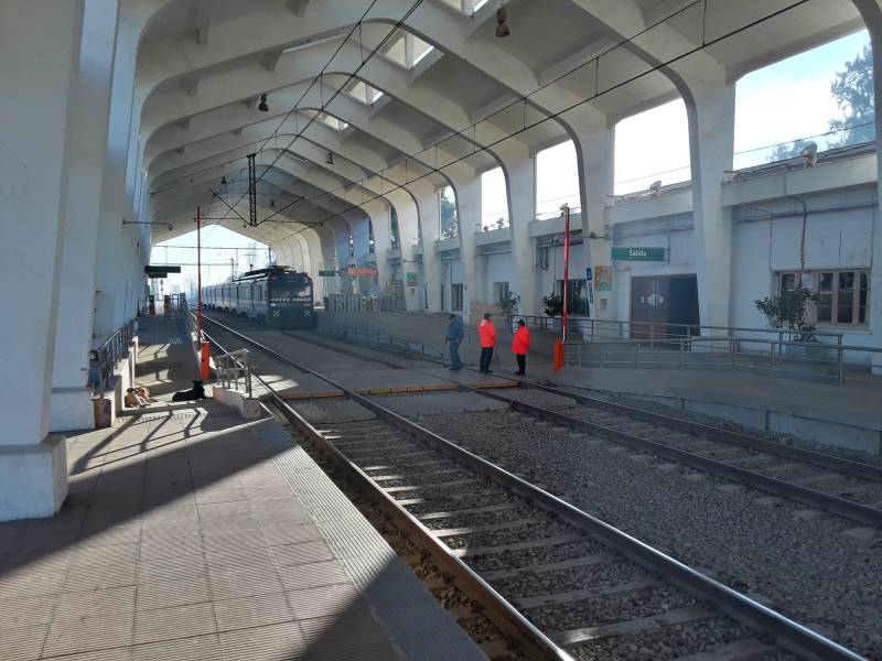 Train station in Rancagua, Chile.